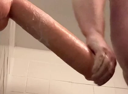Anal Stretching Whit Massive Toy
