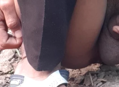 Outdoor Pissing Cock Black Handjob Fuck