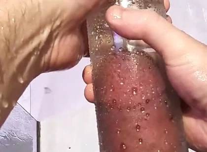 POV Morning Cock Pump with a Big Bear Body