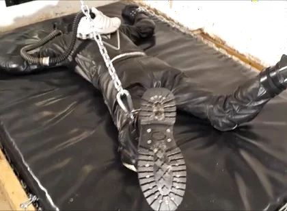 Proll playing with his leather biker boy