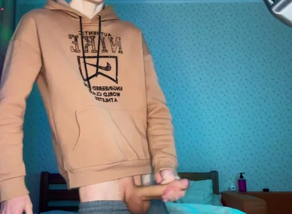 Watch Me Stroke My Huge Nine Inch Cock Until I Explode