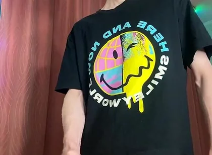 Skinny Twink Student Making a Huge Messy Cum Puddle