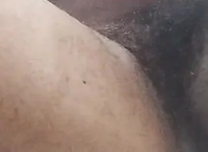 Full Erection of My Uncut Black Hairy Thick Cock and Masturbating Fastly