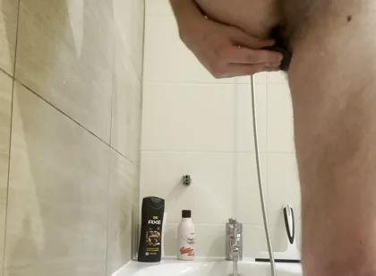 Young French Bisexual in Her Shower