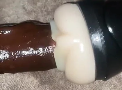Fucking Torch Fake Pussy Cumming Hard