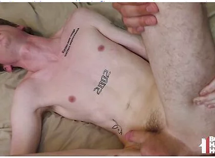 Delinquent Twink Gets His Holes Fucked Rough Bareback Pov & Face Covered In Cum - Beau Mance