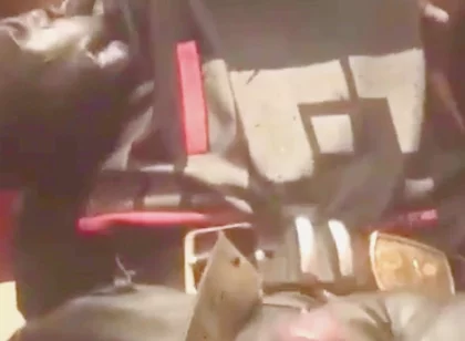 Black Dad Leather Jeans & Gloves BBC Rubbing to Ejaculation