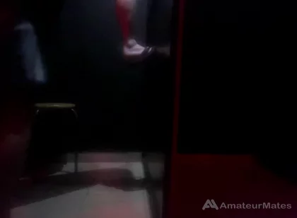 Amateur Guys Caught Having Fun in Darkroom and Through Glory Hole
