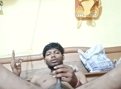 Smoking Masturbation Big Cock