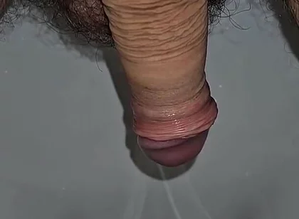 Peeing After Cumming - Massive Cumshot... Then I Pee