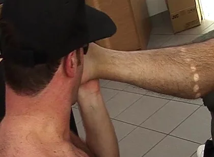 Horny Dude Sucks and Jerks His Buddy on the Couch