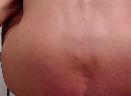 Quick Hard Fuck with Big Ribbed Dildo and Ruined Cum Milking