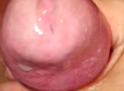 Creamy, Milky POV Cumshot in Slow Motion