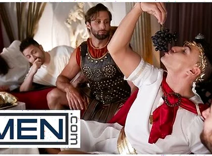 Caesar Mrdeepvoice Rides Dom Kings Gladiator Cock Like A True Emperor On His Throne