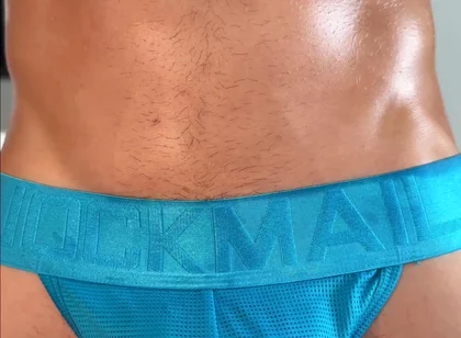 Cum Hard and Oil Body in Jocks
