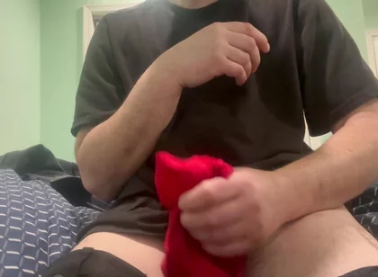 Stepdaddy Jerking off Into Stepdaughter Panties