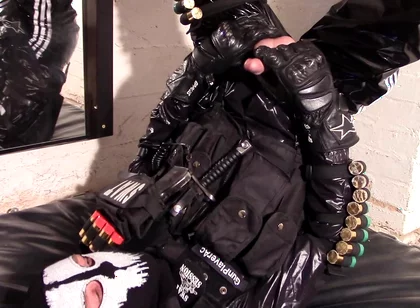 Swat biker gloves cum load