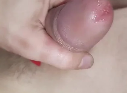 Red Nails Handjob & Footjob