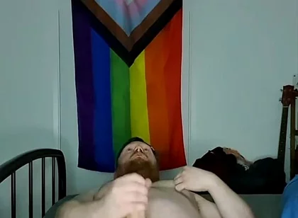 Long Wank Sesh with a Cum Shot at the End