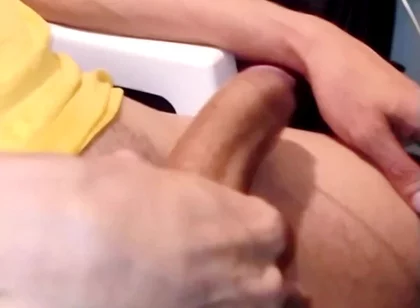 I Like to Imagine Your Mouth Watering as You Masturbate Along with Me, with Your Desire to Swallow Those Trapped Balls.