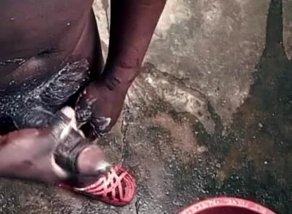 Black Guy Knows How to Handle His Big Cock