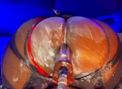 Creamy Butt Machine Fuck