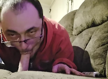 Me Blowing My Dildo