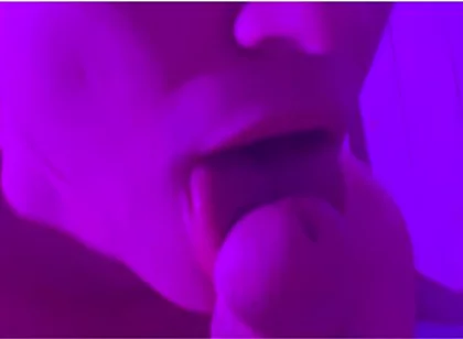 I Tickle Frenulum With My Tongue And Do Blowjob, Cum In My Mouth A Lot Of Cum And Moans. Asmr