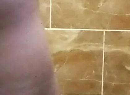 Some Scenes of Cutting Hair in the Toilet with the Door Closed