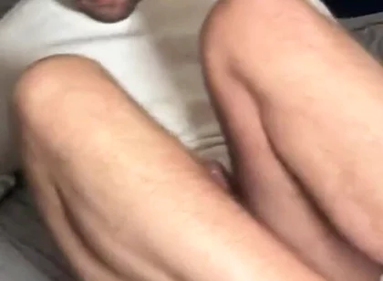 Nice Morning Jerking with Cum on My Ass