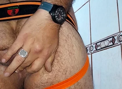Masturbate Usin Sexy G Jocktrap Until Cumm