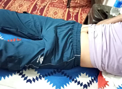 Wow First Time Touch My Stepbrother Big Cock in Midnight Pant