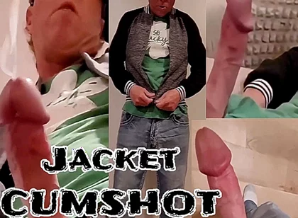Big Cock No Hands Jacket Cumshot