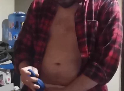 Fucking Flashlight Solo Cock Cumshot Jerking