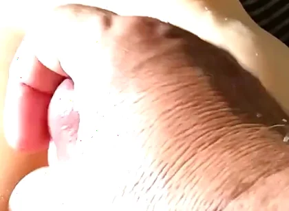 Mega Thick Big Cock Fucks a Butt Masturbator and Shoots