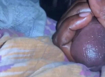 Jerking off Squeezing My BBC