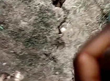 African Boy Masturbating Inside the Bush