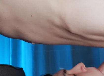 Horny Twink Fucks His Friend's Mouth to Cum