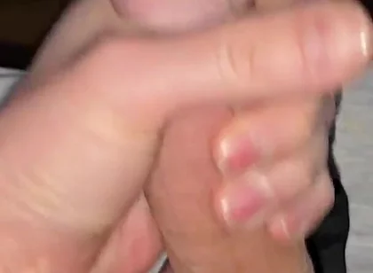 Morning Big Dick Masturbation - Close-up POV Cumshot