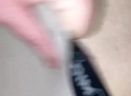 Ripped underwear and ripped asshole
