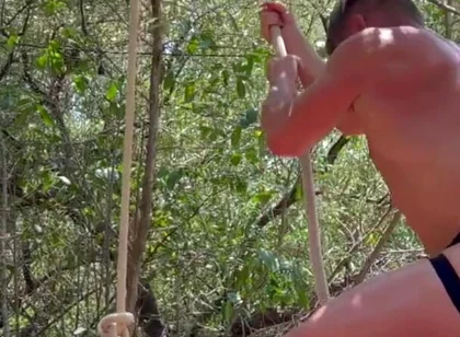 Rope Weight Pull Down Workou