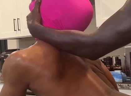 Huge Black Dick Fucks and Breeds Athletic Ass