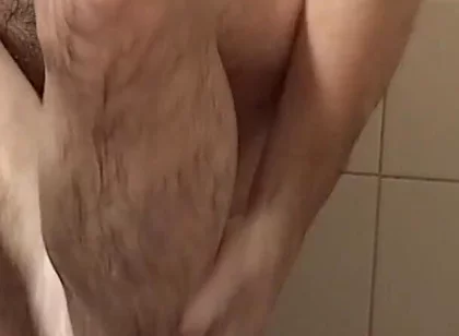 Uncut Gay Shower