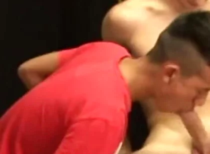 Slutty Thien Lan Drops to His Knees
