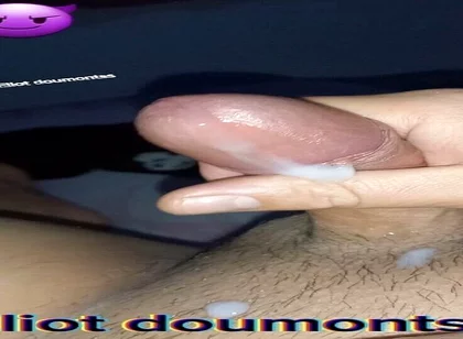 Glorious handjob that I give myself and I cum