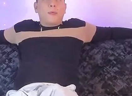 Latino Shows off His Bump on Camera Inside His Gray Sweatshirt