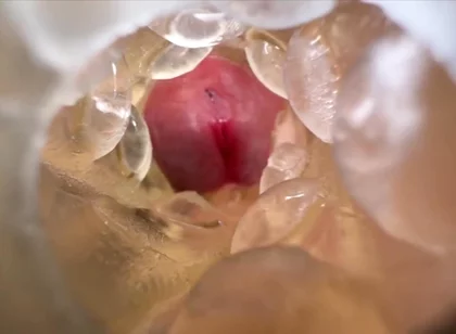 Huge Creampie with Internal View While Fucking Fleshlight, Moaning and Dirty Talking