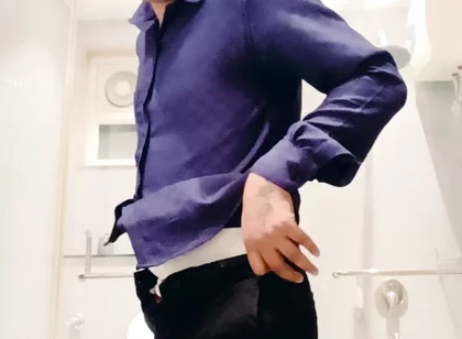 Getting Dressed and Masturbating