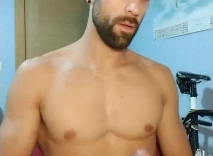Handjob with Cumshot and Showing My Dick Close up