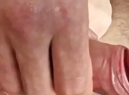 A Dirty Bitch Covered in Cum From Fucking Like a Slut on a Table
